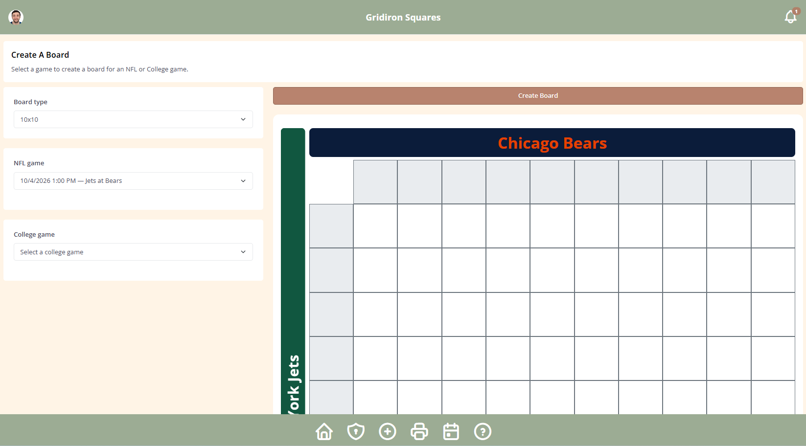 Board management dashboard