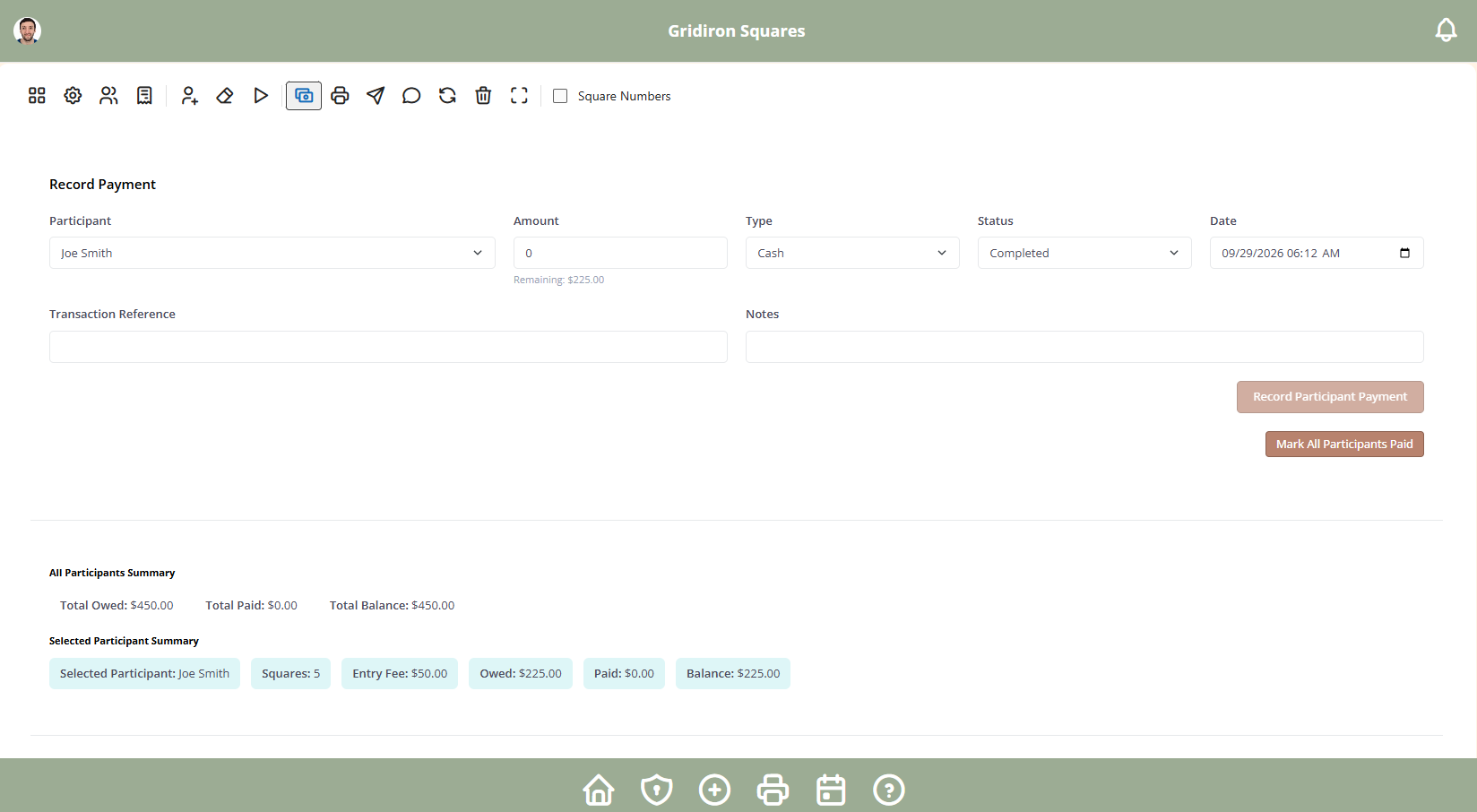 Board payment management